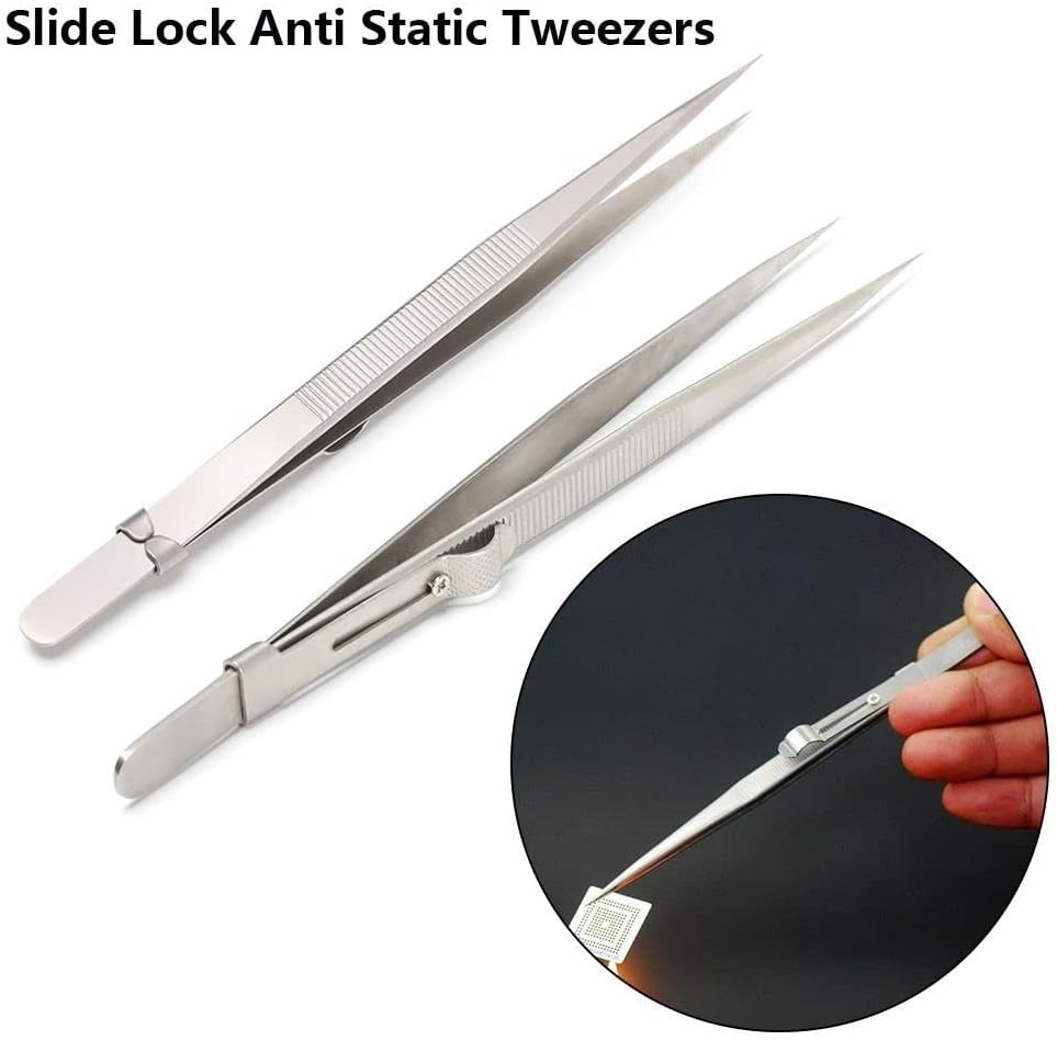 Ultra-high Hardness Tweezer Ultra-sharp Tweezers with Self-lock Function