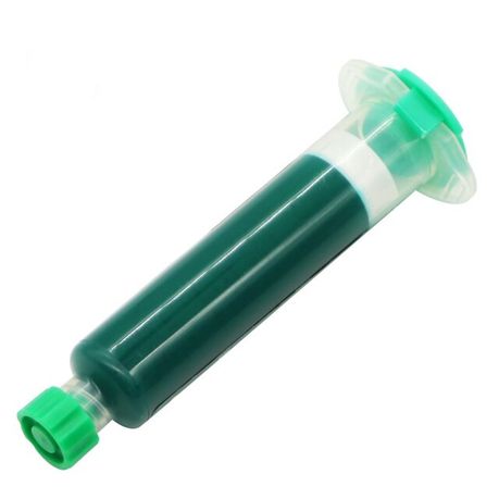 Mechanic UV Curing Solder Mask Ink, Green, Professional PCB Protection, 10cc Syringe