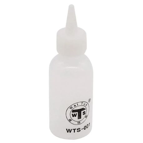 WTS002 Dispensing Bottle Practical Solder Flux Bottle 100ML Liquid Alcohol Bottle Plastic