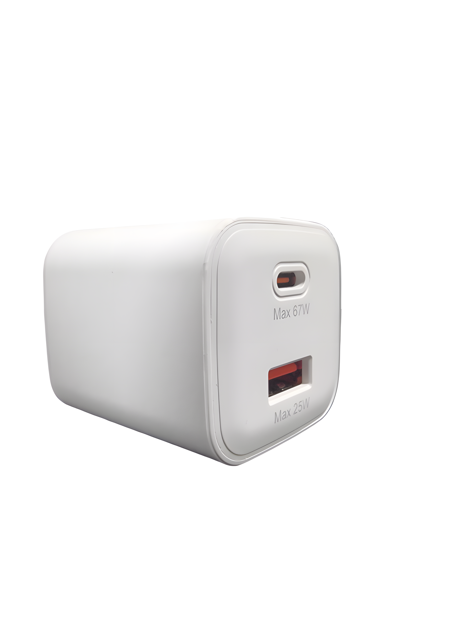 67W GaN USB-C & USB-A Quick Charger with Data Cable – Qualcomm 3.0 Power Delivery & Fast Charging