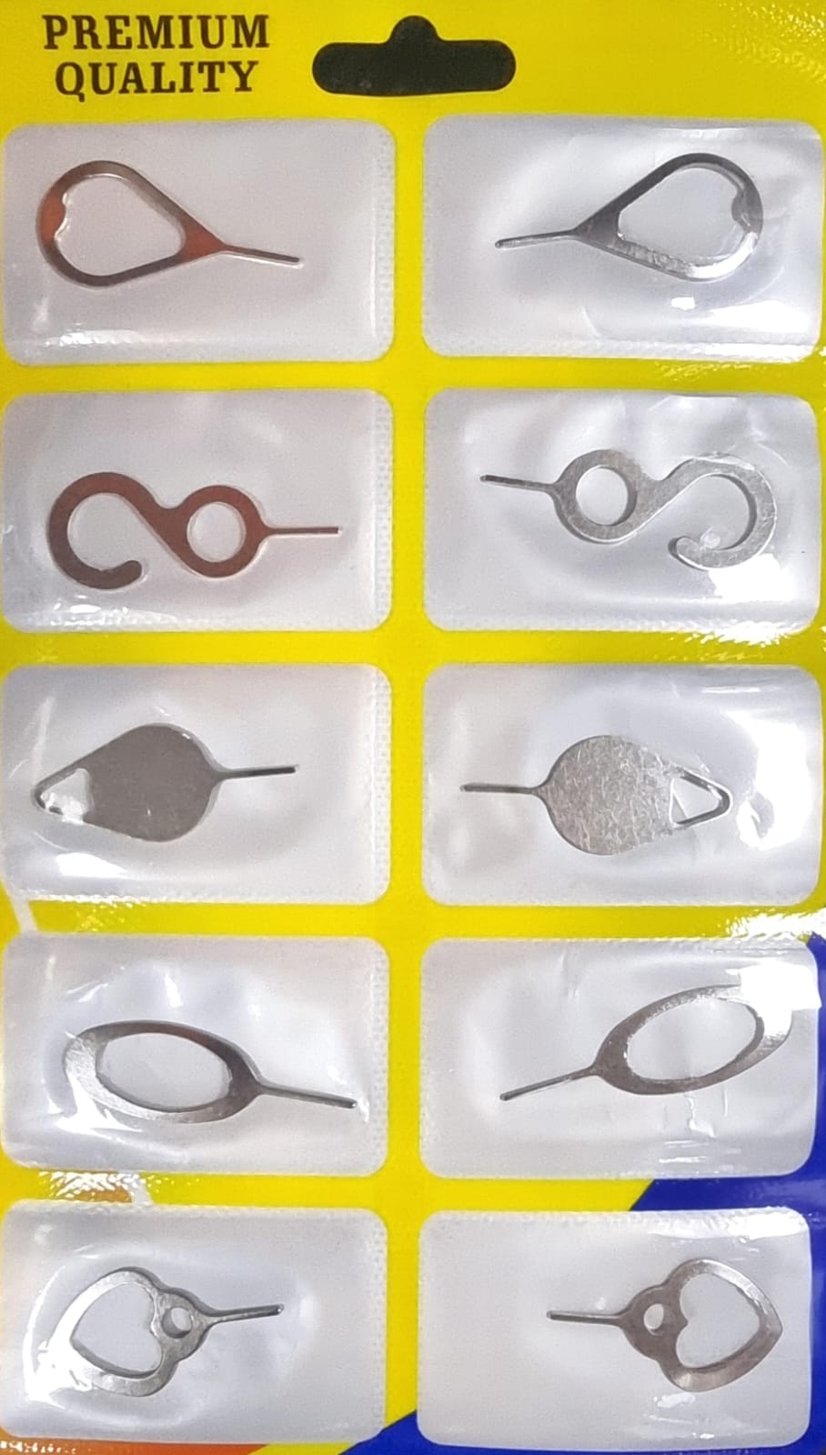 Universal Pack of 10 SIM Card Disassembly Metal Eject Sim Card Tray Open Pin Needle Key Tool
