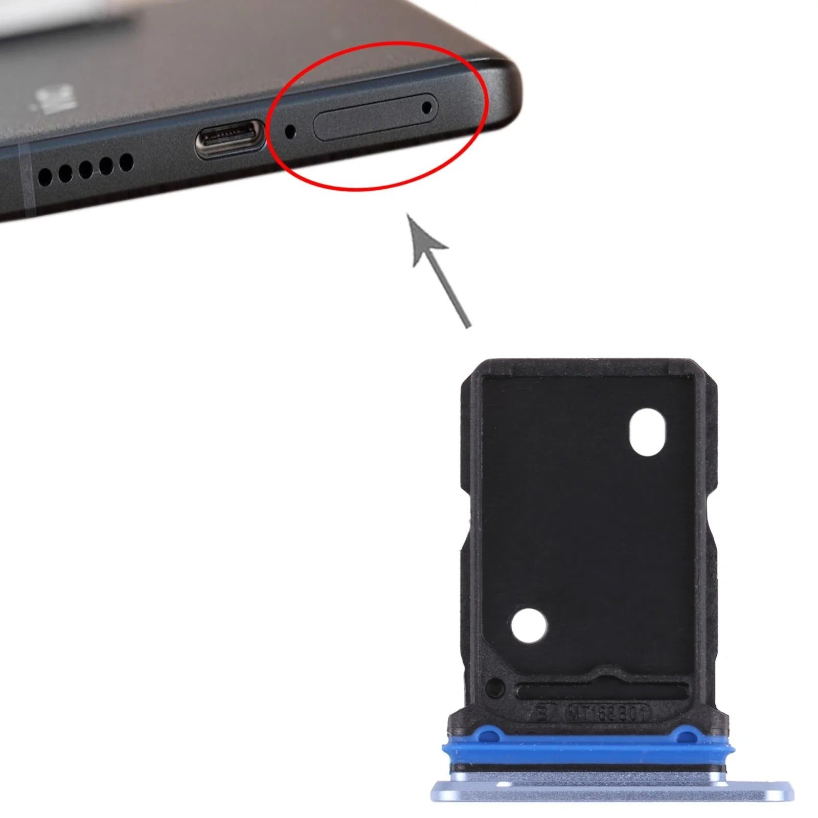 Vivo X70 Pro PLUS SIM Card Tray (Blue) Replacement
