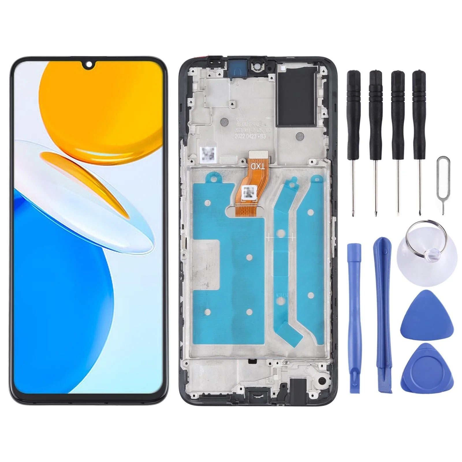 Honor X7 LCD Screen & Digitizer Assembly with Frame