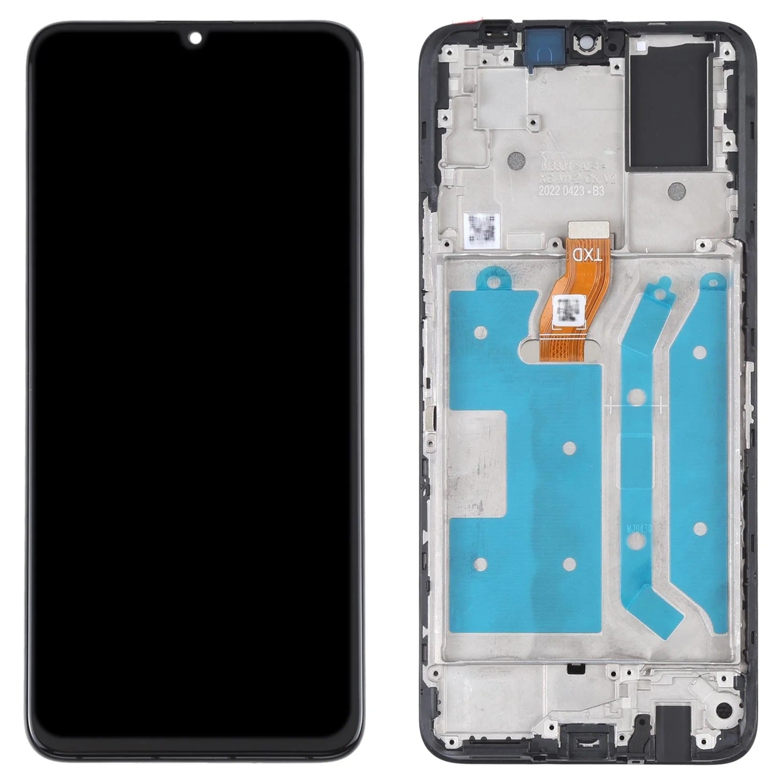 Honor X7 LCD Screen & Digitizer Assembly with Frame