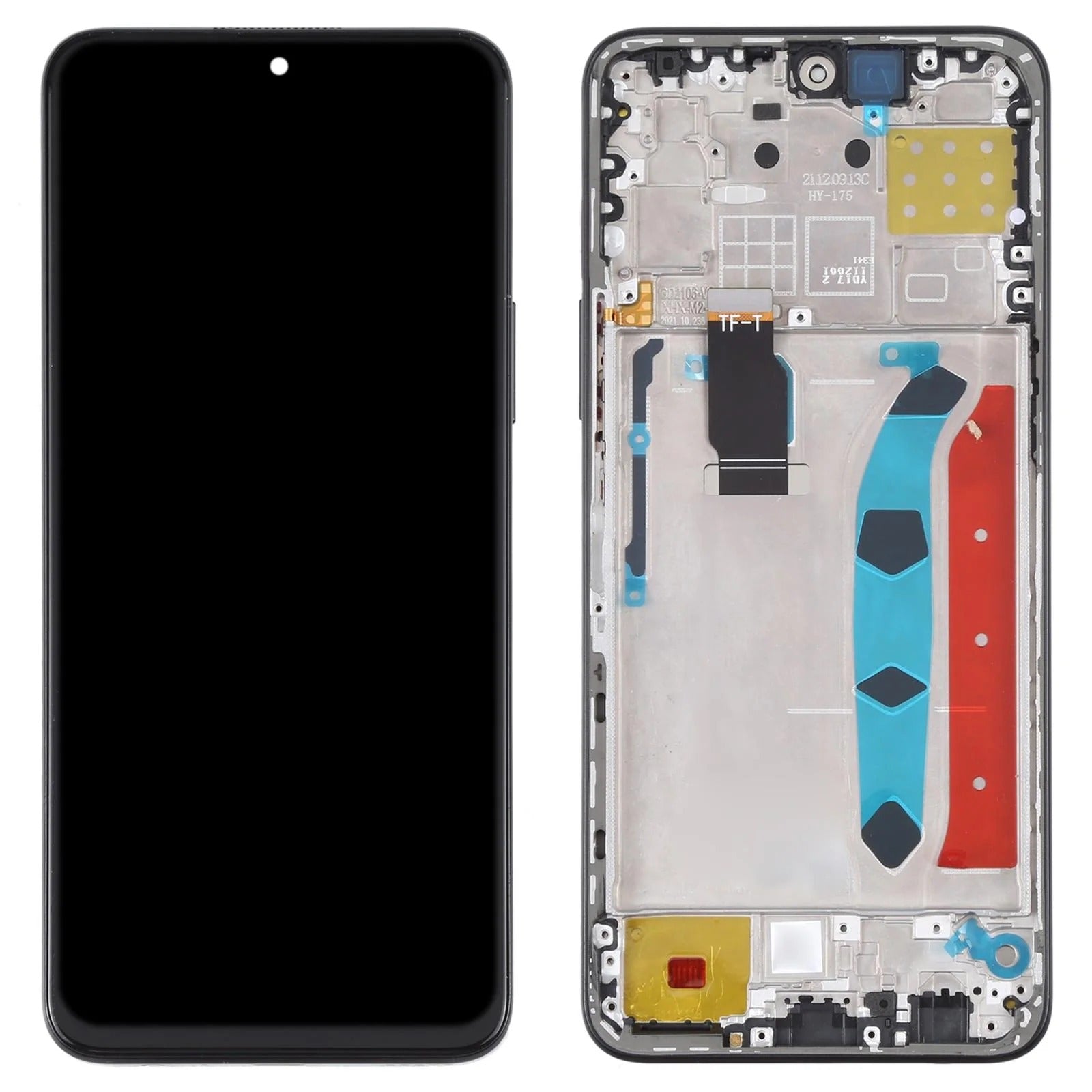 Honor X8 LCD Screen & Digitizer Assembly (Black) with Frame