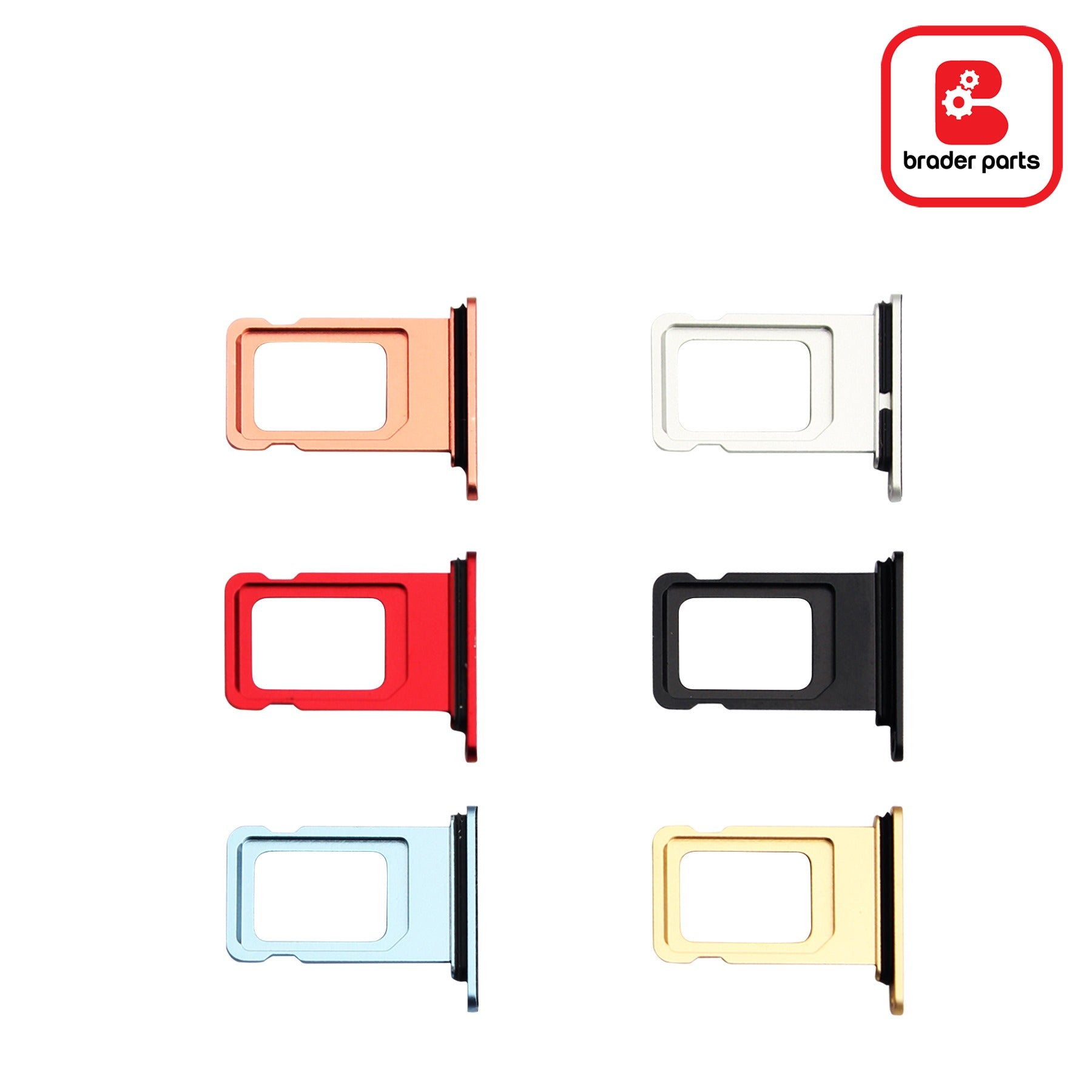 iPhone XR DUAL SIM Card Tray, Black - Replacement Part