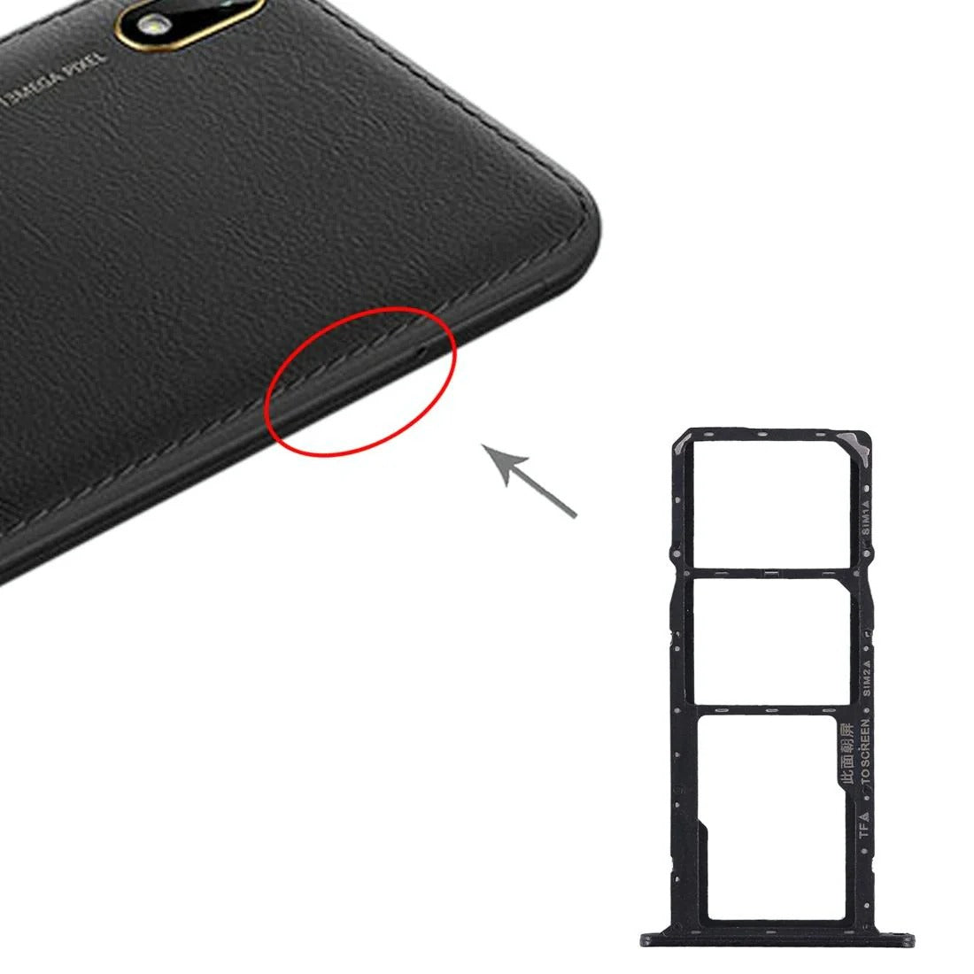 Huawei Y5 (2019) SIM & microSD Card Tray