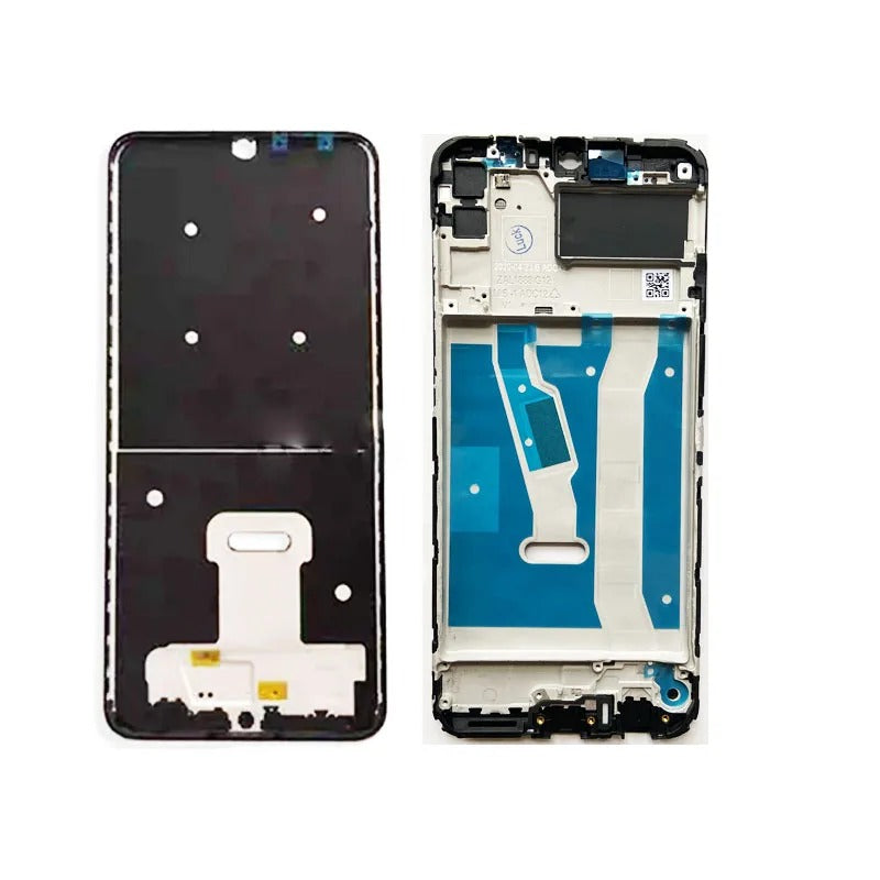 Front Housing LCD Frame Bezel for Huawei Y6P BLACK