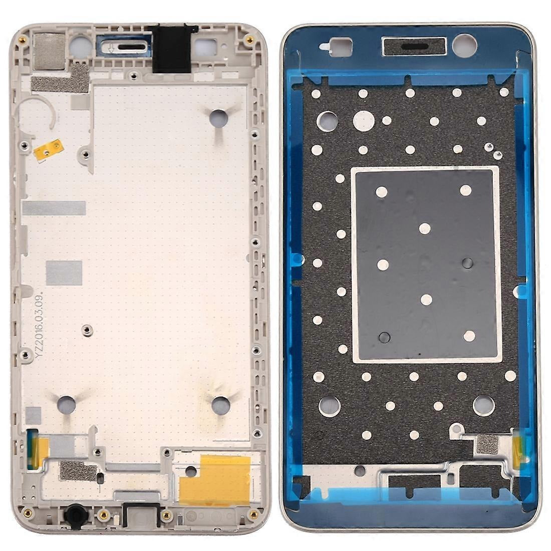 For Huawei Y6 2017 Front Housing LCD Frame Bezel Plate BLACK