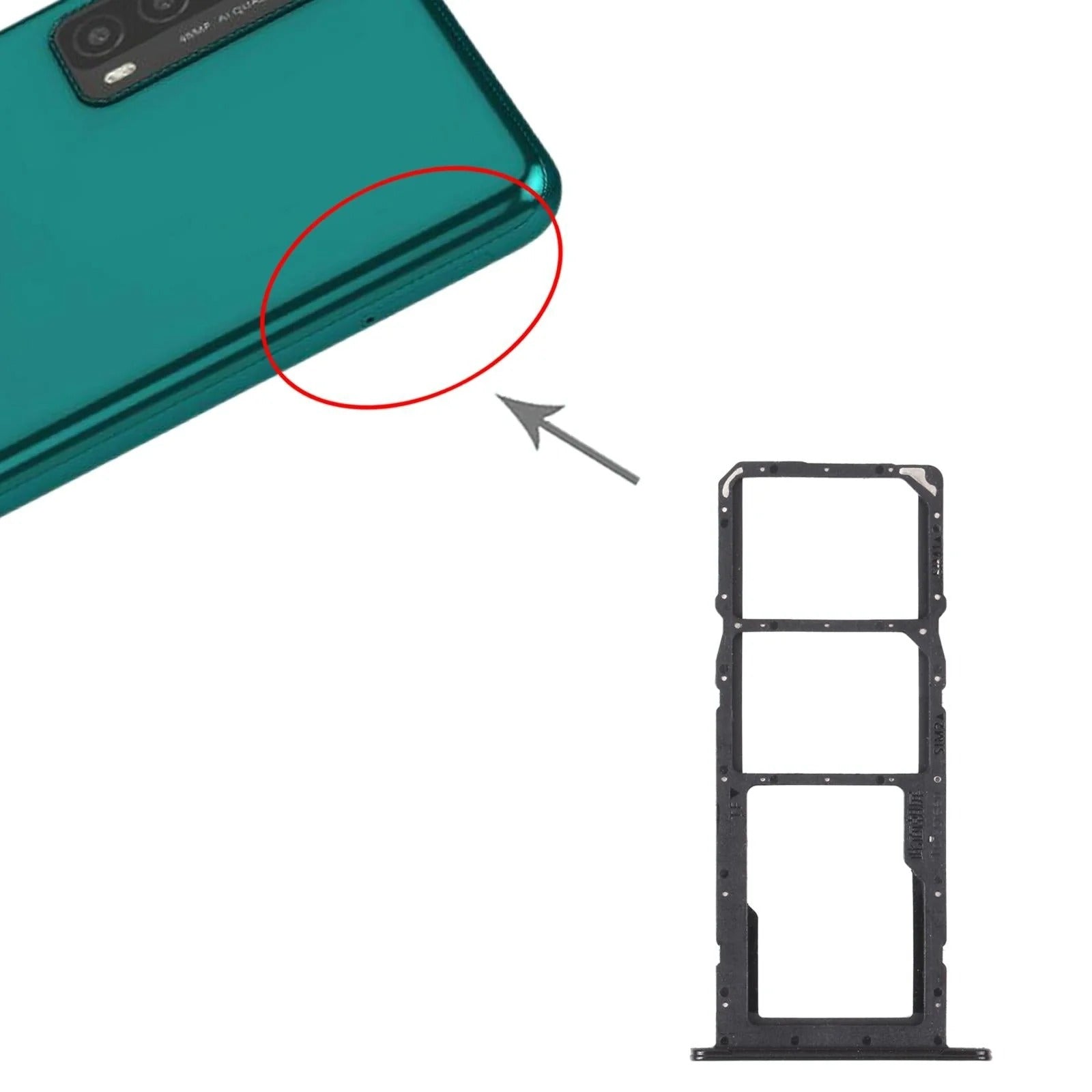 Huawei Y7a SIM & SD Card Tray