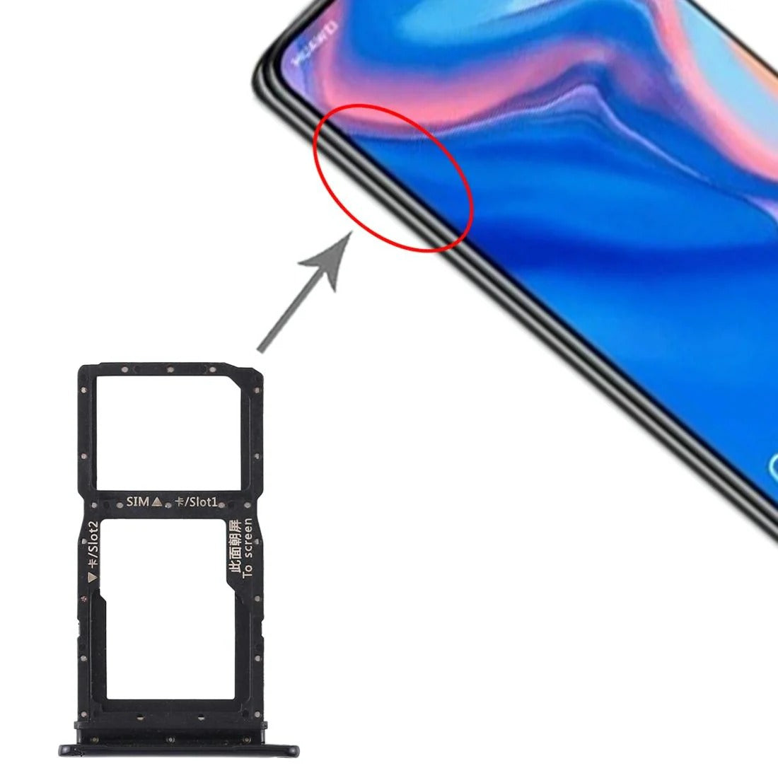 Huawei P Smart Z/Y9 Prime (2019) SIM/SD Tray