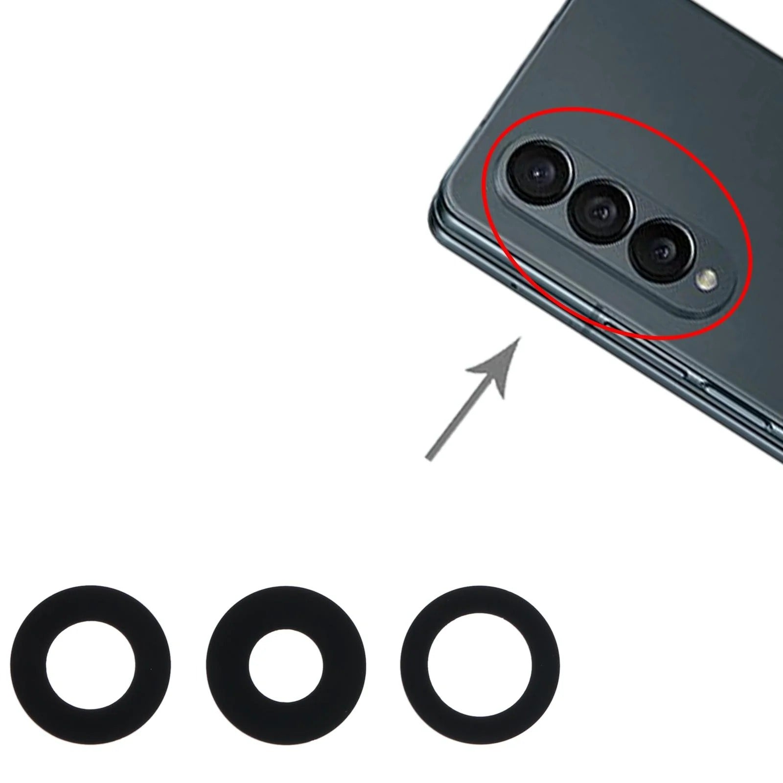 Samsung Galaxy Z Fold4 Back Camera Lens replacements