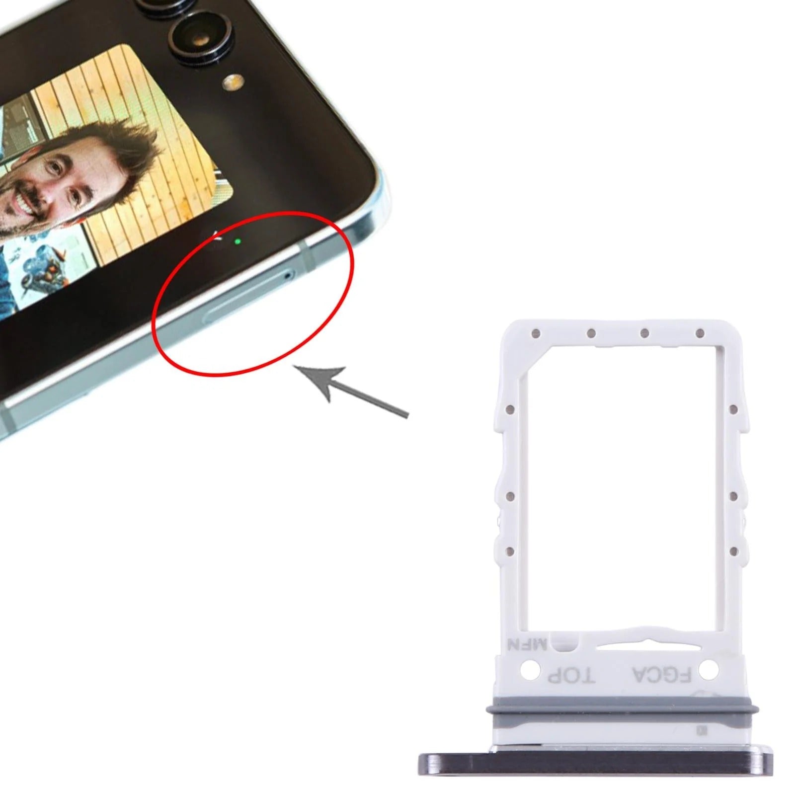 Samsung Galaxy Z Flip5 SIM Tray -