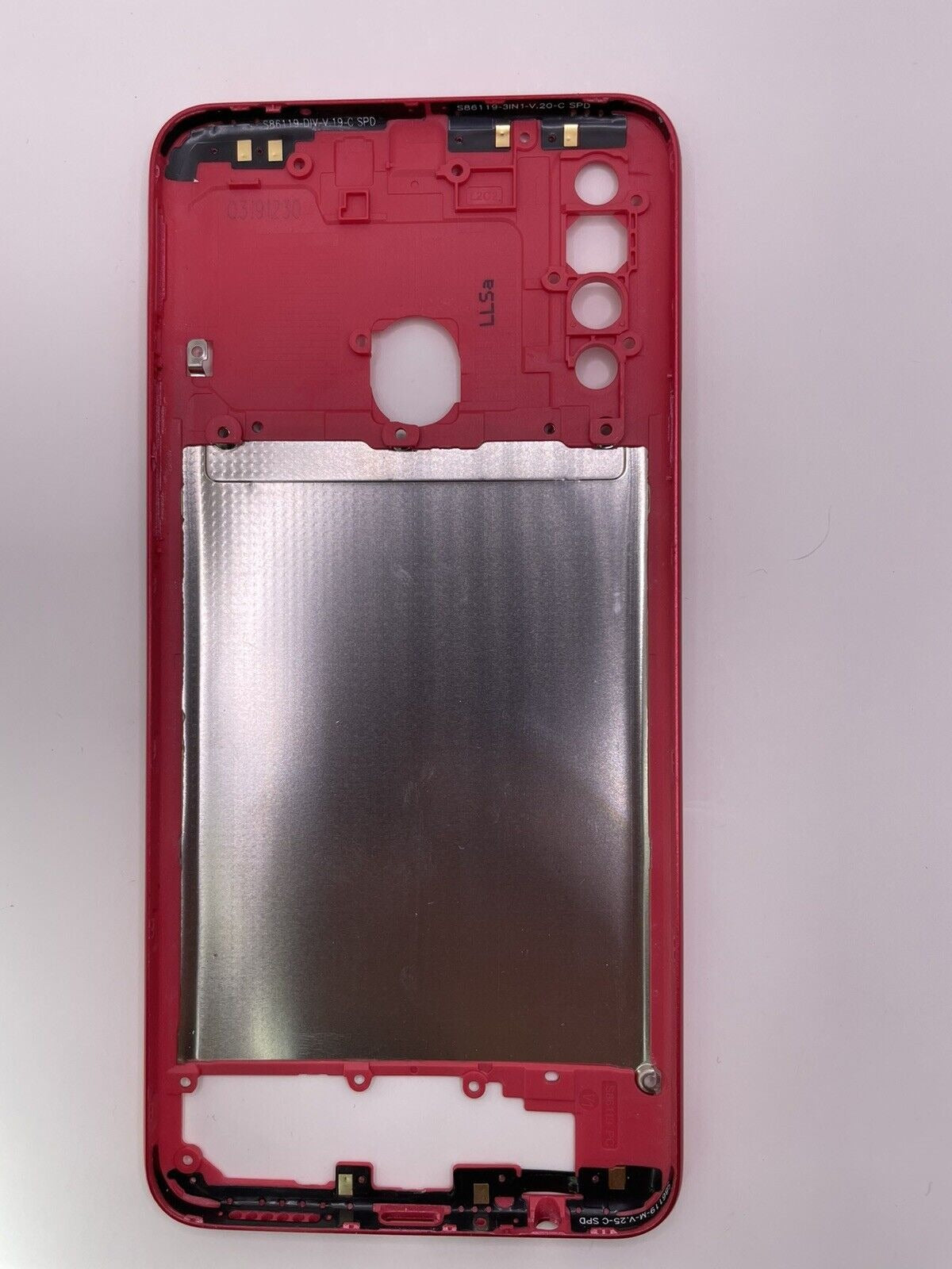 Samsung Galaxy A20s red Middle Frame Bezel