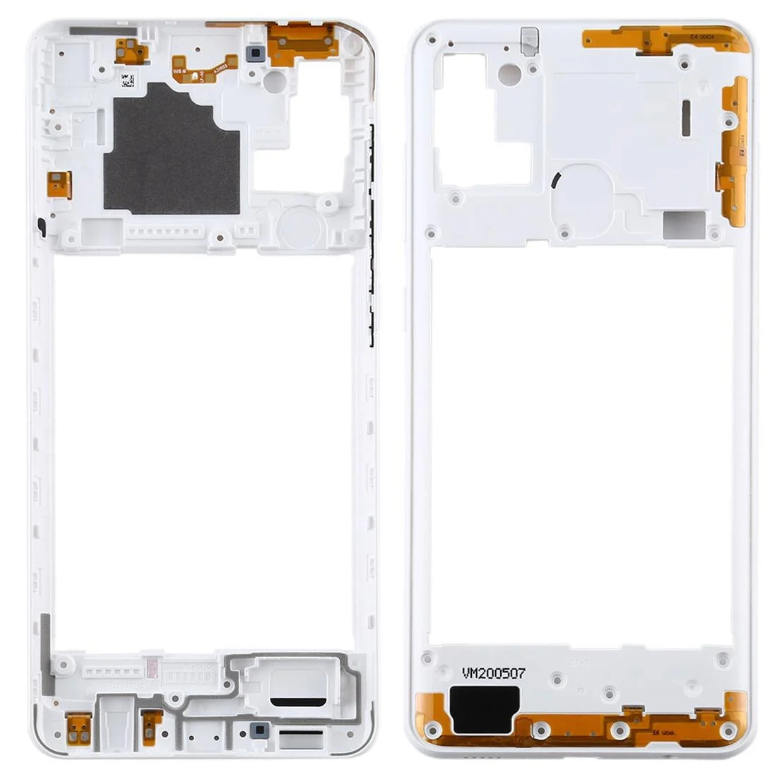 Samsung Galaxy A21s White Middle Frame Bezel