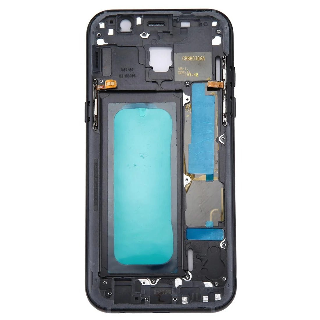 Galaxy A5 (2017) A520 Black Middle Frame Bezel Replacement