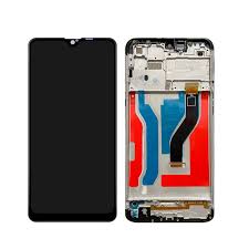 Copy LCD Screen for Samsung Galaxy A10s / SM-A107F (Single Card Version) Digitizer Full Assembly with Frame (Black)
