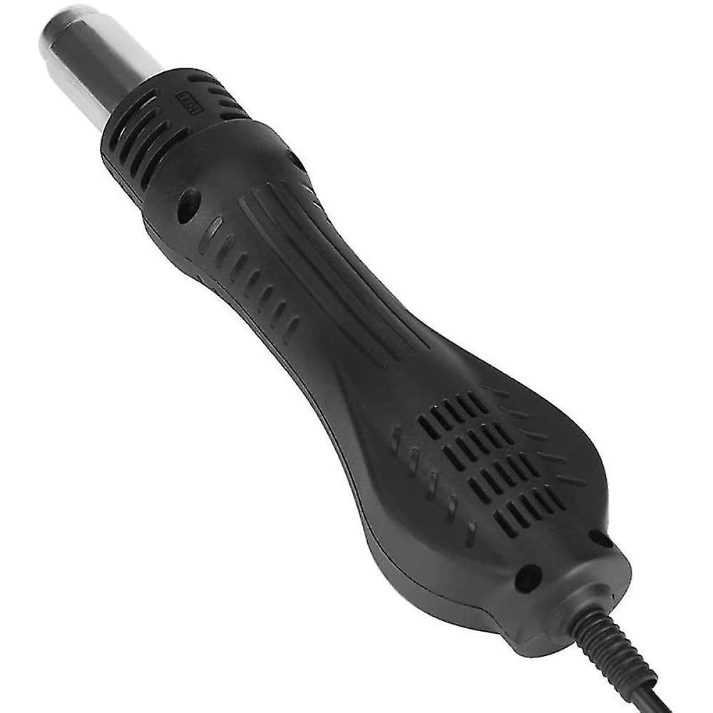 Professional Replacement Pipe Hot Air Soldering Tool, Black, Portable Heat Gun with Replacement Pipe for Desoldering, Metal Female Connector