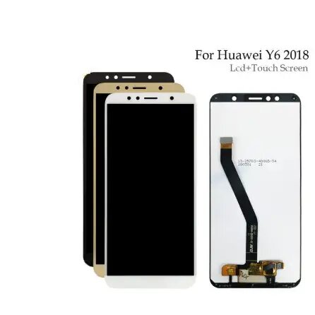 Good Quality Replacement LCD Screen Display For Huawei Y6 (2018) White