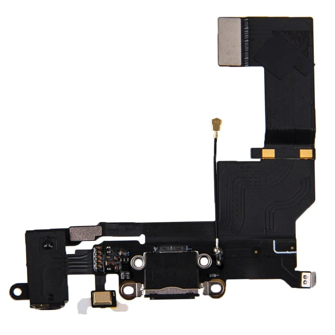 iPhone 5c Black Charging Port & Headphone Jack Flex Cable