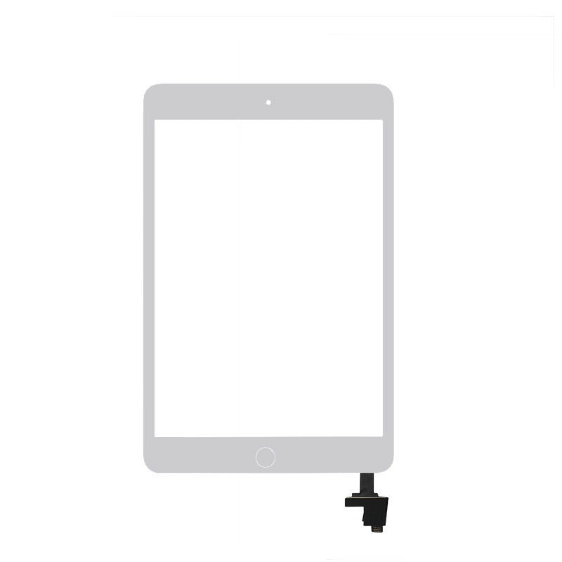 Touch Screen Digitizer Replacement compatible with iPad Mini 1 & 2, 7.9 Inch, with Home Button, Black and White