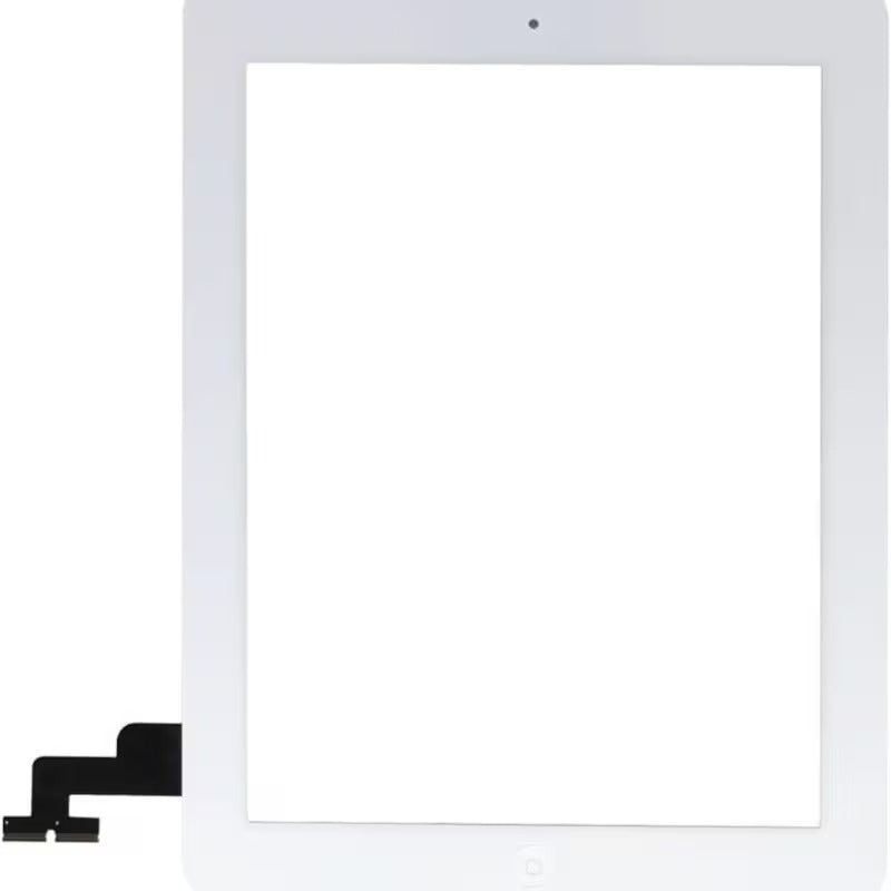 Touch Screen Digitizer Replacement for Apple iPad 2, Compatible with A1395, A1396, A1397, Black and White