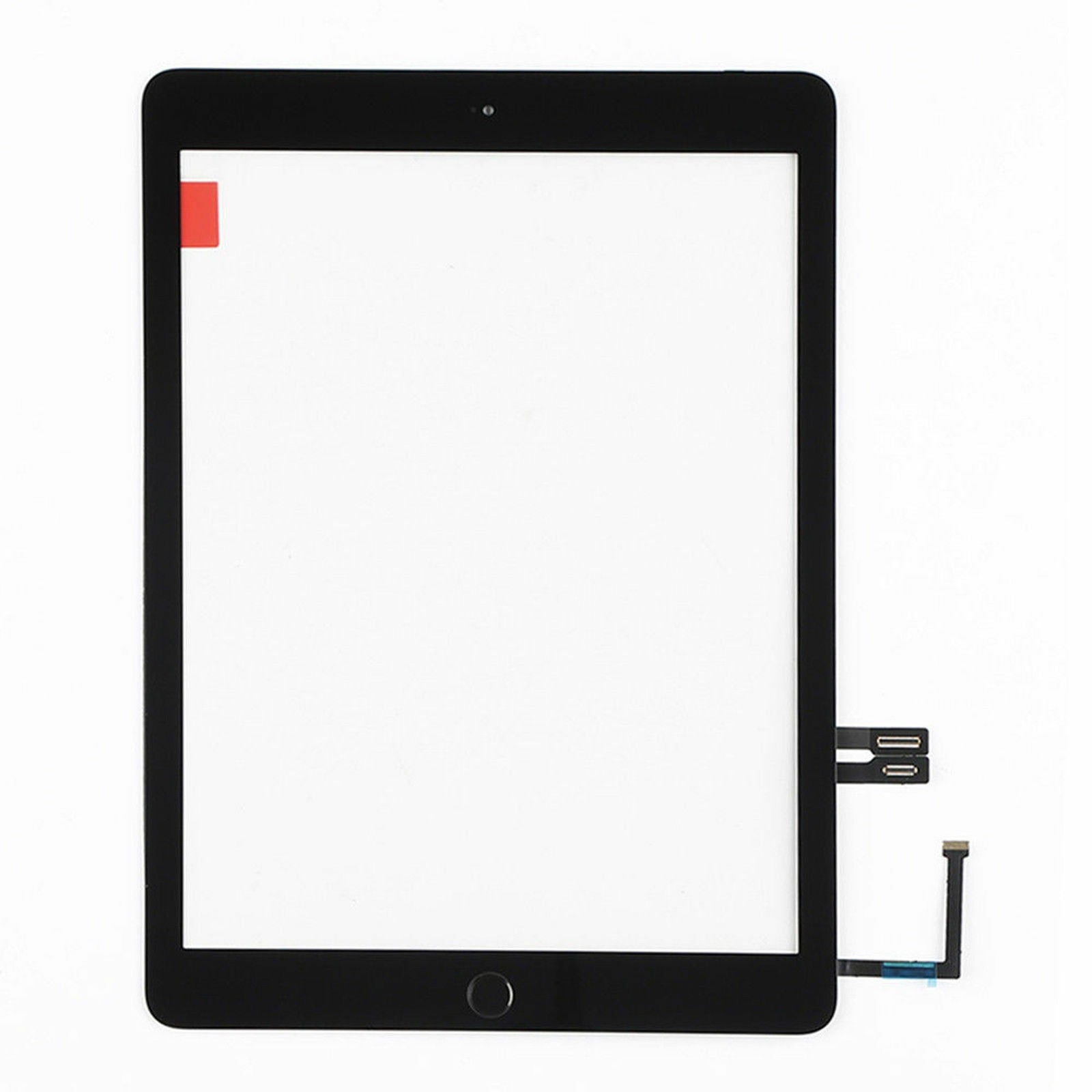 Touch Screen Digitizer Replacement compatible with Apple iPad 6th Generation, 9.7", with Home Button (No TouchID), Black and White