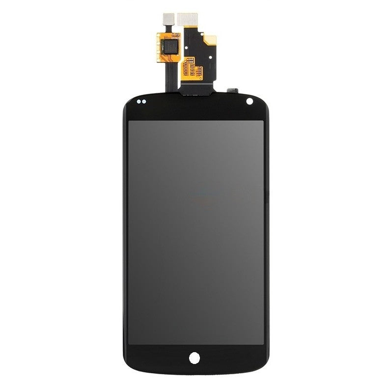 LCD with Touch Screen for LG Nexus 4 E960 - Black (display glass combo folder)