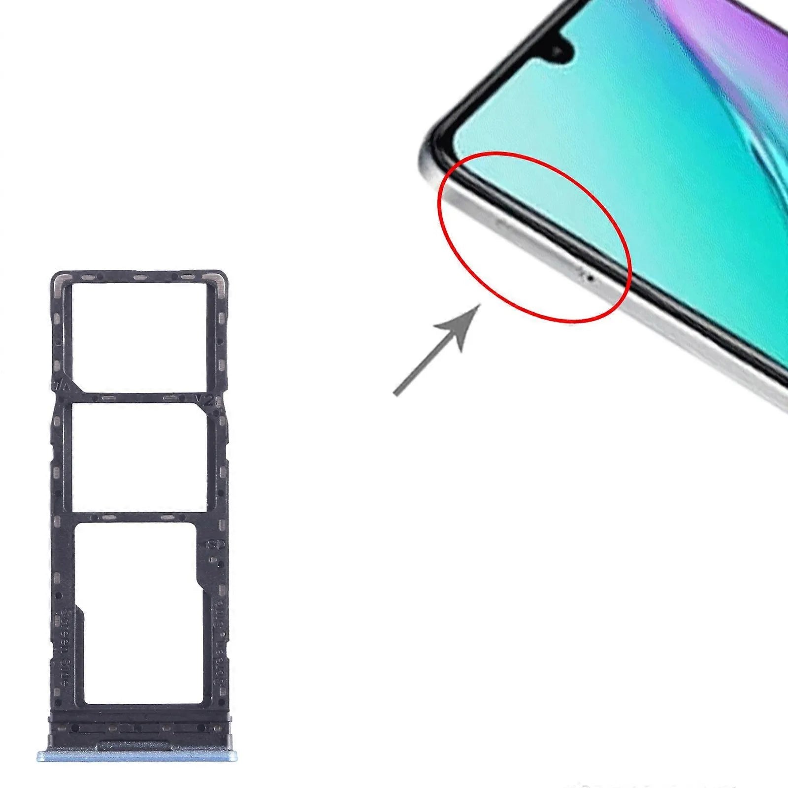 Infinix Note 11 X663 SIM Card Tray + SIM Card Tray + Micro SD