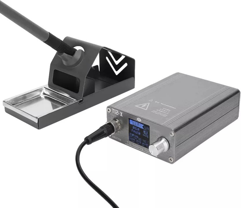 OSS TEAM T12-X Electric Soldering Iron Temperature Adjustable Welding Station Repair Tool