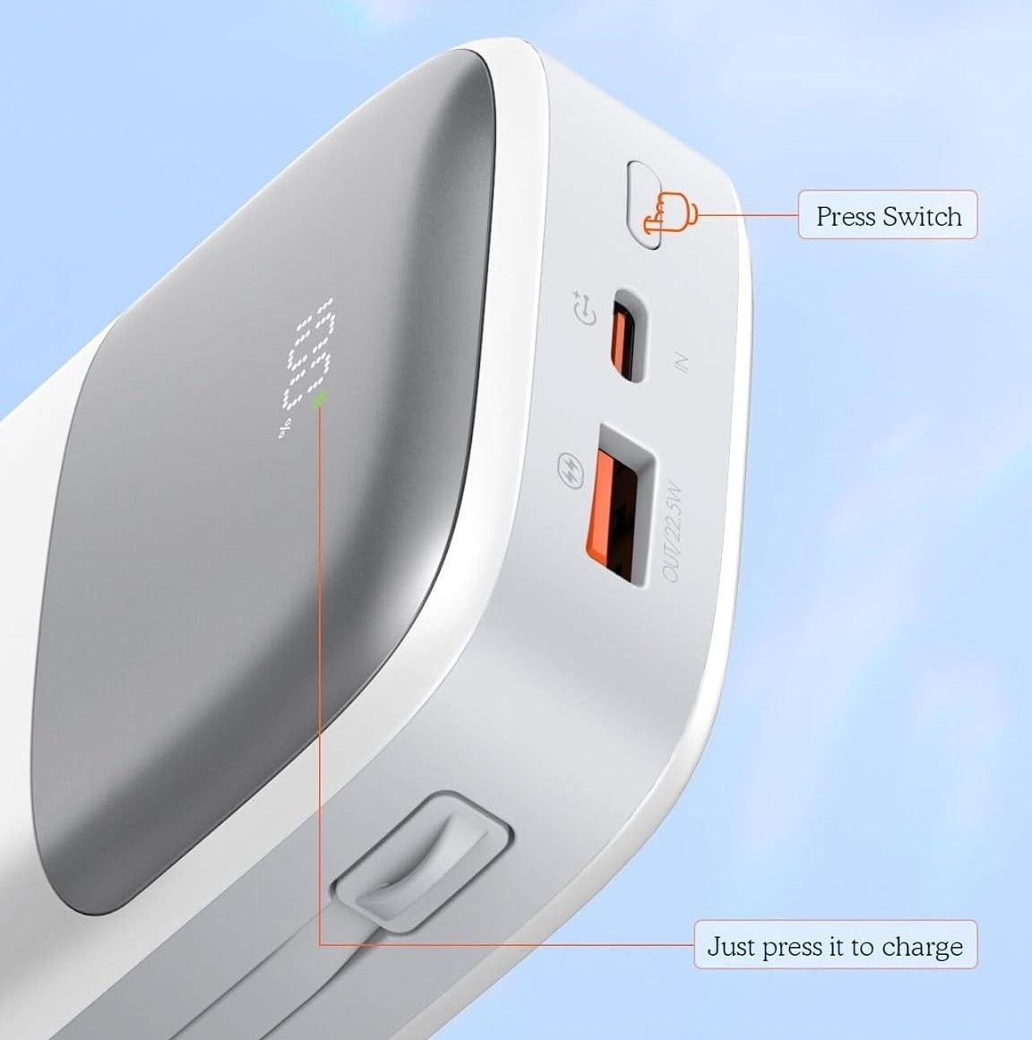 LDNIO 10000mAh Premium Fast Charging Power Bank 🔋⚡